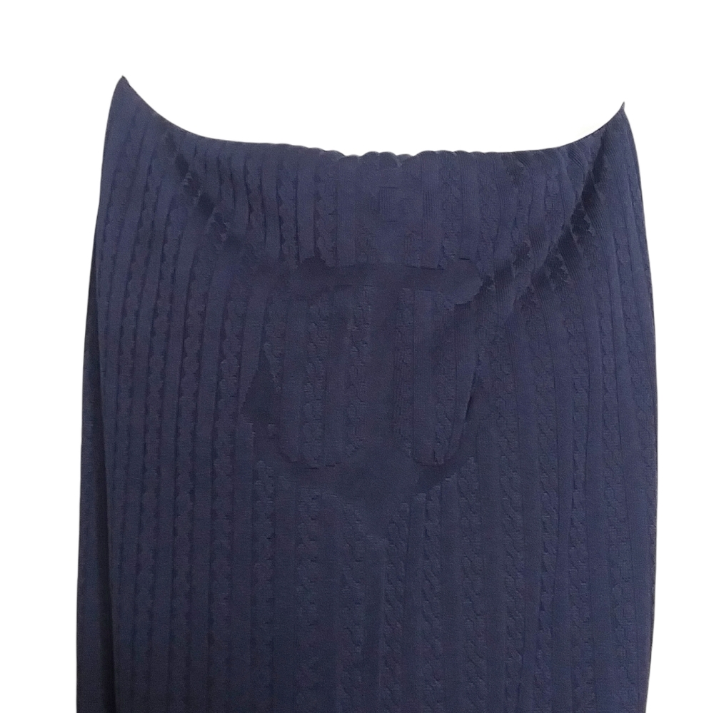 Nautica Navy Blue Anchor One Piece Strappy Back Swimsuit Beach Nautical Resort - Picture 2 of 5